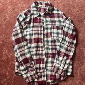 Aeropostale multi colored soft flannel, size large
